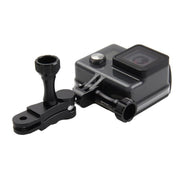 PULUZ CNC Aluminum Ball Joint Mount with 2 Long Screws for GoPro, Insta360, DJI and Other Action Cameras(Black)