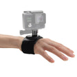 PULUZ 3 in 1 Hand Wrist Arm Leg Straps 360-degree Rotation Mount for GoPro, Insta360, DJI and Other Action Cameras(Black) - Wrist Strap by PULUZ | Online Shopping South Africa | PMC TechLife | Buy Now Pay Later Mobicred