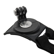 PULUZ 3 in 1 Hand Wrist Arm Leg Straps 360-degree Rotation Mount for GoPro, Insta360, DJI and Other Action Cameras(Black)