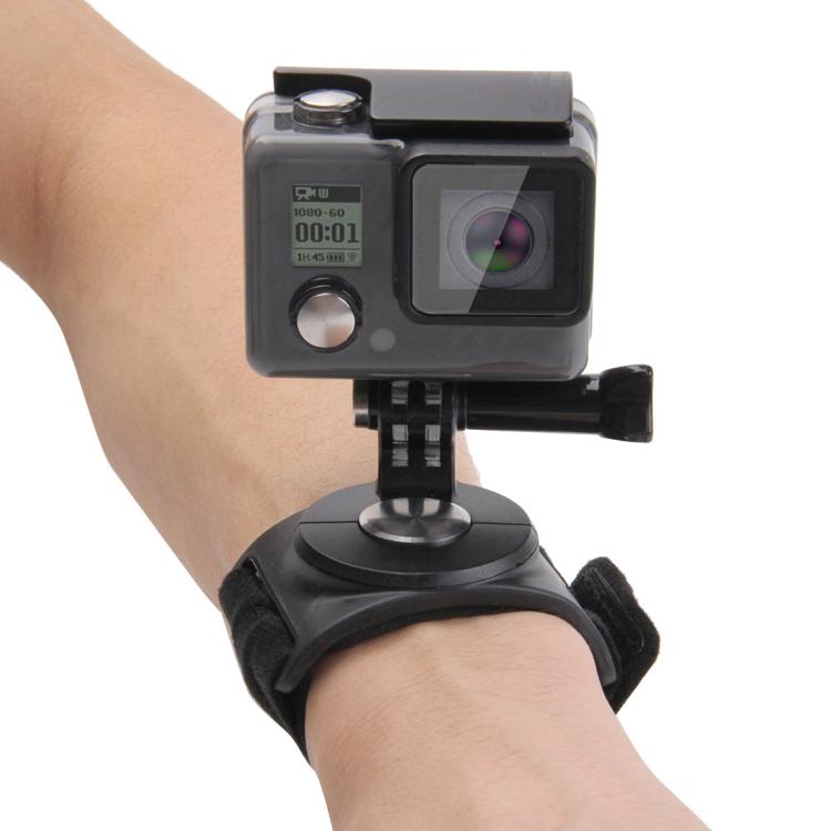 PULUZ 3 in 1 Hand Wrist Arm Leg Straps 360-degree Rotation Mount for GoPro, Insta360, DJI and Other Action Cameras(Black) - Wrist Strap by PULUZ | Online Shopping South Africa | PMC Jewellery | Buy Now Pay Later Mobicred