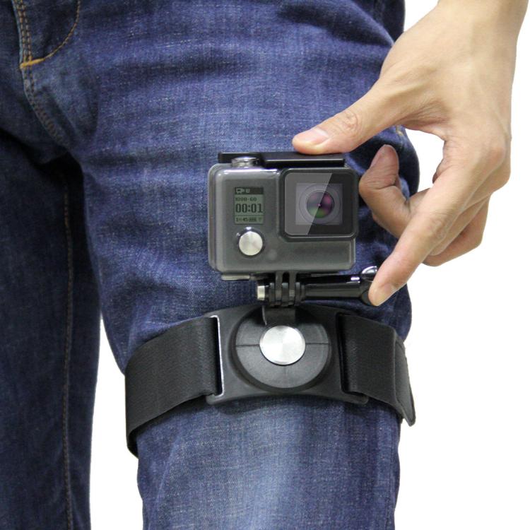 PULUZ 3 in 1 Hand Wrist Arm Leg Straps 360-degree Rotation Mount for GoPro, Insta360, DJI and Other Action Cameras(Black)