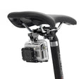 PULUZ Aluminium Alloy Bike Seat Cushion Mount for GoPro Hero12 Black / Hero11 /10 /9 /8 /7 /6 /5, Insta360 Ace / Ace Pro, DJI Osmo Action 4 and Other Action Cameras(Black) - Bicycle Handlebar Mount by PULUZ | Online Shopping South Africa | PMC TechLife | Buy Now Pay Later Mobicred