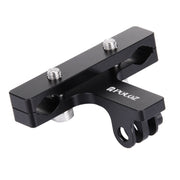 PULUZ Aluminium Alloy Bike Seat Cushion Mount for GoPro Hero12 Black / Hero11 /10 /9 /8 /7 /6 /5, Insta360 Ace / Ace Pro, DJI Osmo Action 4 and Other Action Cameras(Black)