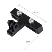 PULUZ Aluminium Alloy Bike Seat Cushion Mount for GoPro Hero12 Black / Hero11 /10 /9 /8 /7 /6 /5, Insta360 Ace / Ace Pro, DJI Osmo Action 4 and Other Action Cameras(Black)