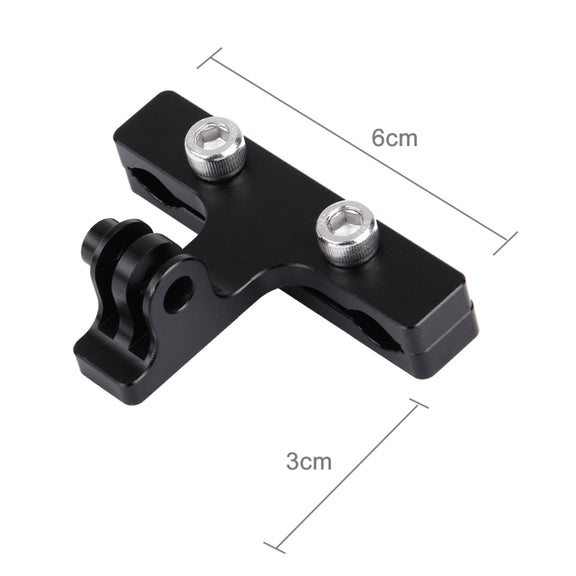 PULUZ Aluminium Alloy Bike Seat Cushion Mount for GoPro Hero12 Black / Hero11 /10 /9 /8 /7 /6 /5, Insta360 Ace / Ace Pro, DJI Osmo Action 4 and Other Action Cameras(Black)
