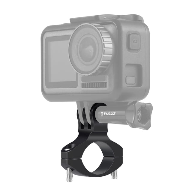 PULUZ Bike Handlebar Adapter Aluminum Mount for GoPro, Insta360, DJI and Other Action Cameras(Black)