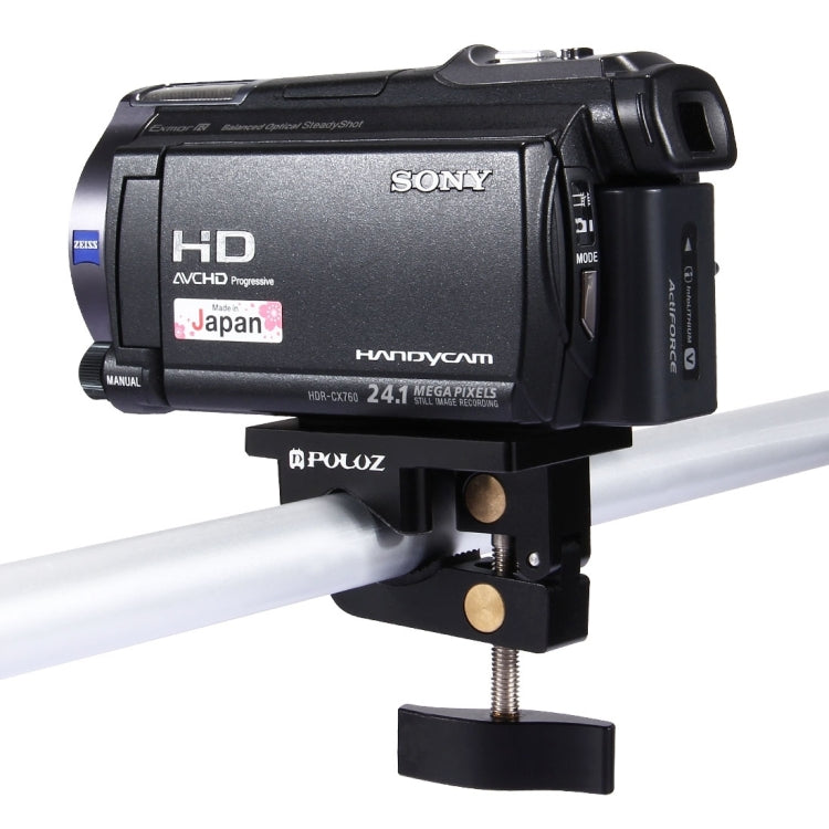 PULUZ Aluminium Alloy Mount Universal Fixing Clamp for GoPro, Insta360, DJI and Other Action Cameras - Bicycle Handlebar Mount by PULUZ | Online Shopping South Africa | PMC TechLife | Buy Now Pay Later Mobicred