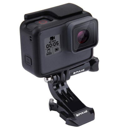 2 PCS PULUZ Black Vertical Surface J-Hook Buckle Mount Set for PULUZ Action Sports Cameras Jaws Flex Clamp Mount for GoPro, Insta360, DJI and Other Action Cameras(Black) - Connection Mount by PULUZ | Online Shopping South Africa | PMC Jewellery | Buy Now Pay Later Mobicred