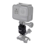 PULUZ 360 Degree Rotation CNC Swivel Pivot Extension Arm Tripod Mount for GoPro, Insta360, DJI and Other Action Cameras