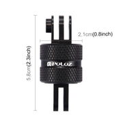 PULUZ 360 Degree Rotation CNC Swivel Pivot Extension Arm Tripod Mount for GoPro, Insta360, DJI and Other Action Cameras