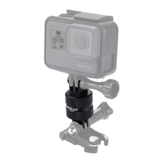 PULUZ 360 Degree Rotation CNC Swivel Pivot Extension Arm Tripod Mount for GoPro, Insta360, DJI and Other Action Cameras