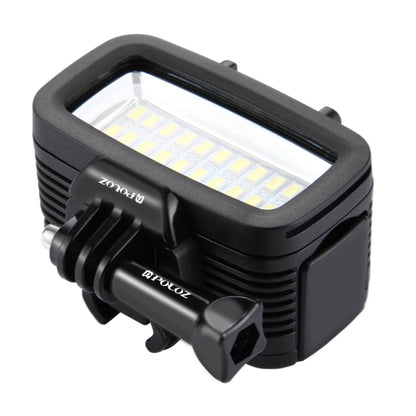 PULUZ 20 LEDs 40m Waterproof IPX8 Studio Light Video & Photo Light with Hot Shoe Base Adapter & Quick Release Buckle & Long Screw & 2 x Filter Plates for GoPro HERO10 Black / HERO9 Black / HERO8 Black ... n /4 /3+ /3 /2 /1, Xiaoyi and Other Action Cameras - free shipping - PMC Jewellery - Order now!