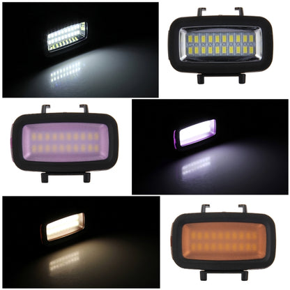 PULUZ 20 LEDs 40m Waterproof IPX8 Studio Light Video & Photo Light with Hot Shoe Base Adapter & Quick Release Buckle & Long Screw & 2 x Filter Plates for GoPro HERO10 Black / HERO9 Black / HERO8 Black ... n /4 /3+ /3 /2 /1, Xiaoyi and Other Action Cameras - free shipping - PMC Jewellery - Order now!
