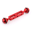 PULUZ 5.1 inch 13cm Aluminum Alloy Dual Balls Arm, Ball Diameter: 25mm(Red) - free shipping - PMC TechLife - Order now!