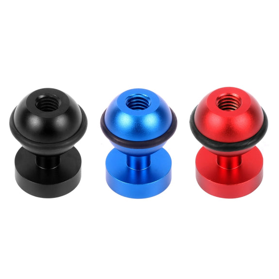 PULUZ CNC Aluminum Ball Head Adapter Mount for GoPro, Insta360, DJI and Other Action Cameras, Diameter: 2.5cm(Black)