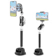 PULUZ Car Suction Cup Arm Mount Phone Tablet Magnetic Holder with Phone Clamp (Black) - Holder by PULUZ | Online Shopping South Africa | PMC TechLife | Buy Now Pay Later Mobicred