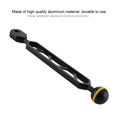 PULUZ 8 inch 20.3cm Aluminum Alloy Ball Arm for Underwater Torch / Video Light, Ball Diameter: 2.5cm - free shipping - PMC Jewellery - Order now!