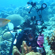PULUZ 8 inch 20.3cm Aluminum Alloy Ball Arm for Underwater Torch / Video Light, Ball Diameter: 2.5cm