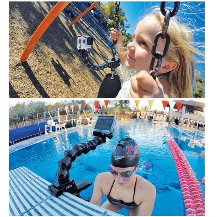 PULUZ 14 inch 35.5 cm Flex Arm with YS Adapter + Fixed Base + T-Groove Plate - Diving Accessories by PULUZ | Online Shopping South Africa | PMC Jewellery | Buy Now Pay Later Mobicred