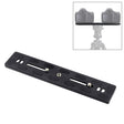 PULUZ 200mm Length PU-200 Aluminum-magnesium Alloy Quick Release Plate QR Clamp for Benro B3 / J2 /J3 Tripod Ball Head - Quick Release Plate by PULUZ | Online Shopping South Africa | PMC TechLife