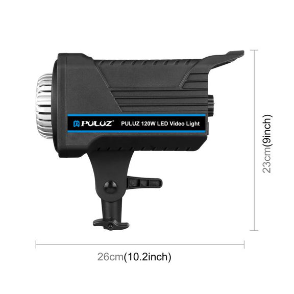 PULUZ 220V 120W Studio Video Light Dual Color Temperature Built-in Dissipate Heat System with Remote Control(EU Plug)