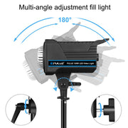 PULUZ 220V 120W Studio Video Light Dual Color Temperature Built-in Dissipate Heat System with Remote Control(EU Plug)