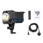 PULUZ 220V 120W Studio Video Light Dual Color Temperature Built-in Dissipate Heat System with Remote Control(UK Plug)