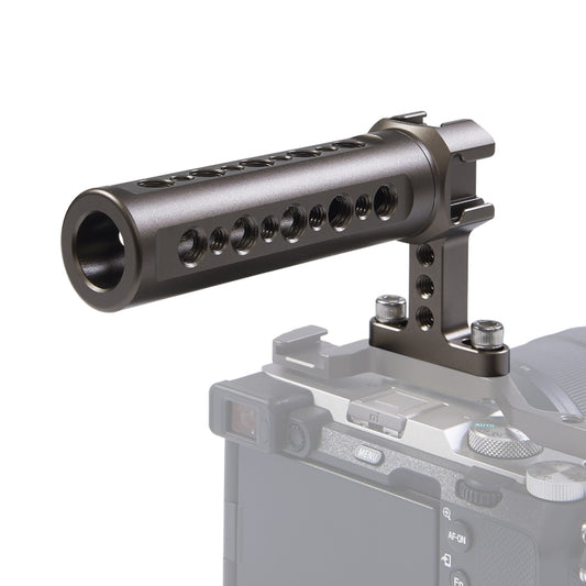 PULUZ Handheld Video Stabilizer Top Handle with 3 Cold Shoes Mount for Camera Cage (Bronze) - free shipping - PMC Jewellery - Order now!