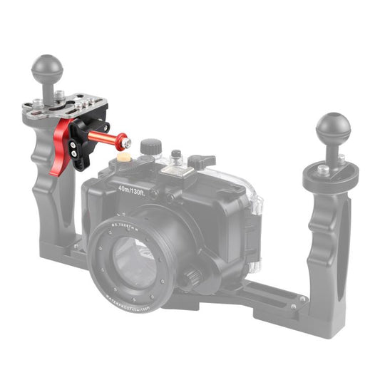 PULUZ Shutter Release Trigger Extension Adapter Lever Mount for Underwater Arm System(Red) - free shipping - PMC Jewellery - Order now!