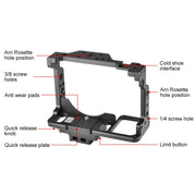 PULUZ Video Camera Cage Filmmaking Rig for Nikon Z6 / Z7(Black)
