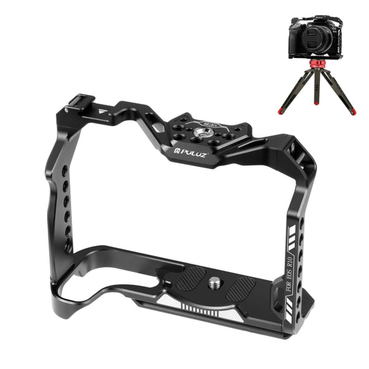 For Canon EOS R10 PULUZ Metal Camera Cage Stabilizer Rig (Black) - free shipping - PMC Jewellery - Order now!