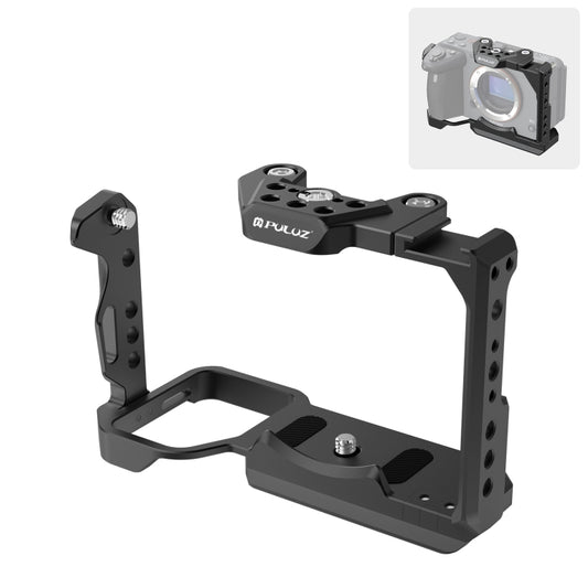 For Sony ILME-FX30 / FX3 PULUZ Metal Camera Cage Stabilizer Rig with NOTA Slider(Black) - free shipping - PMC Jewellery - Order now!