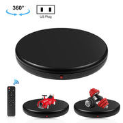 PULUZ 45cm Remote Control Adjusting Speed Rotating Turntable Display Stand, Black, Load 100kg(US Plug)