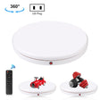 PULUZ 45cm Remote Control Adjusting Speed Rotating Turntable Display Stand, White, Load 100kg(US Plug) - free shipping - PMC TechLife - Order now!