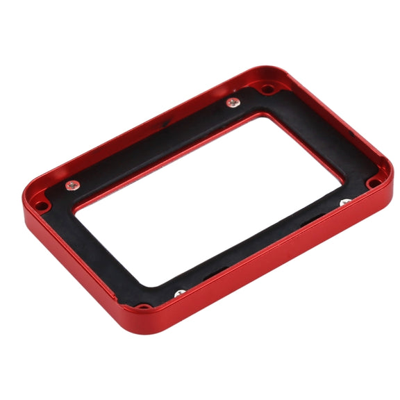 PULUZ Aluminum Alloy Flame + Tempered Glass Lens Protector for Sony RX0 / RX0 II, with Screws and Screwdrivers(Red)