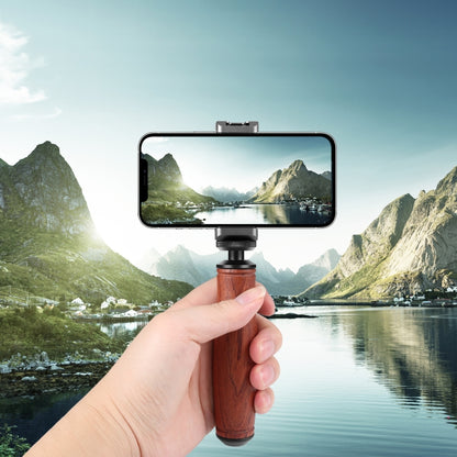 PULUZ Wooden Handle Camera Grip Stabilizer Handgrip - free shipping - PMC Jewellery - Order now!