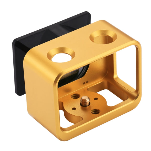 PULUZ for Sony RX0 Aluminum Alloy Protective Cage + 37mm UV Filter Lens + Lens Sunshade with Screws and Screwdrivers(Gold)