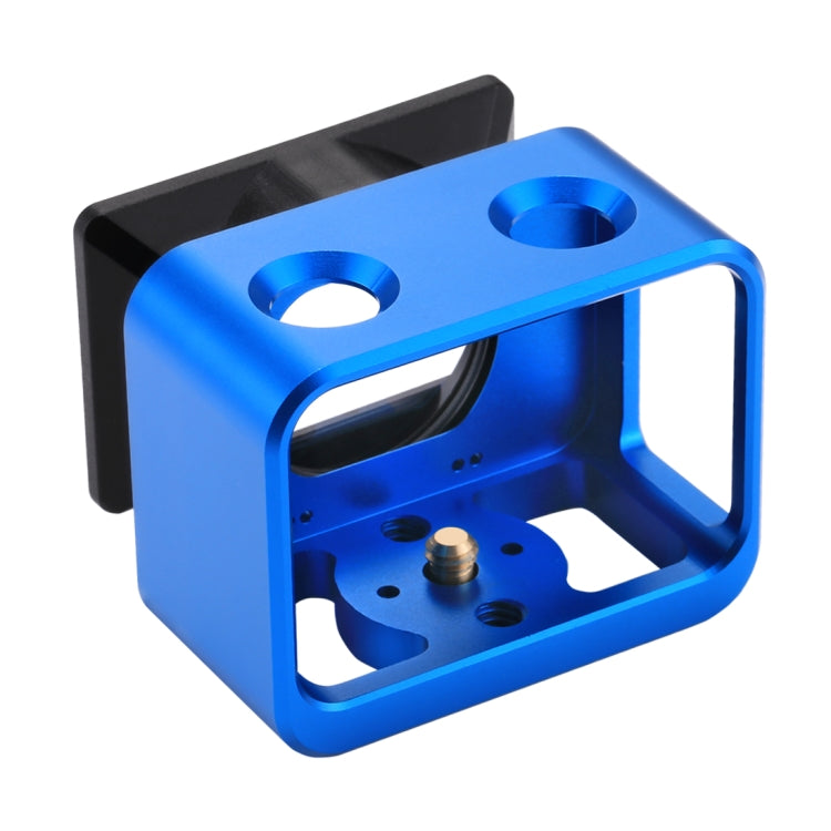 PULUZ for Sony RX0 Aluminum Alloy Protective Cage + 37mm UV Filter Lens + Lens Sunshade with Screws and Screwdrivers(Blue)