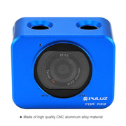 PULUZ for Sony RX0 Aluminum Alloy Protective Cage + 37mm UV Filter Lens + Lens Sunshade with Screws and Screwdrivers(Blue)