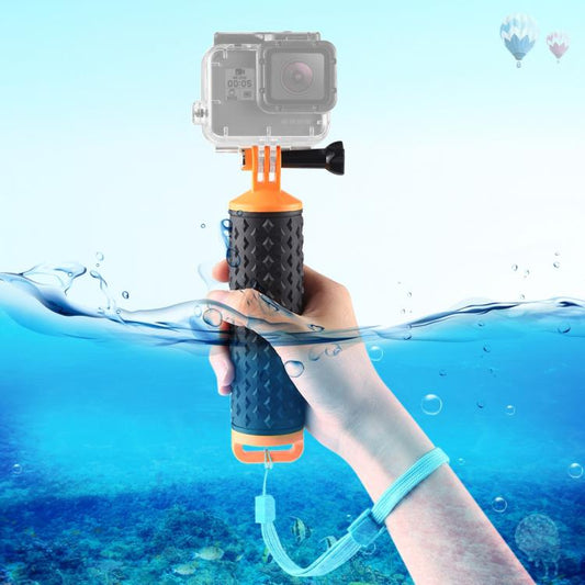 PULUZ Floating Handle Hand Grip Buoyancy Rods with Strap for GoPro HERO10 Black / HERO9 Black / HERO8 Black / HERO7 /6 /5 /5 Session /4 Session /4 /3+ /3 /2 /1, Xiaoyi and Other Action Cameras(Orange) - free shipping - PMC Jewellery - Order now!