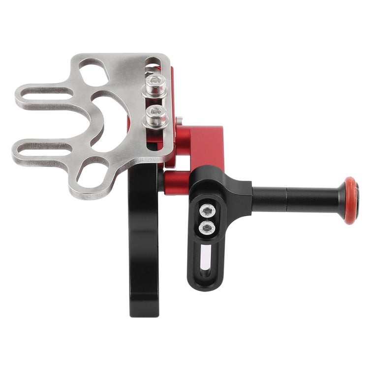 PULUZ Shutter Release Trigger Extension Adapter Lever Mount for Underwater Arm System(Black Red) - free shipping - PMC Jewellery - Order now!