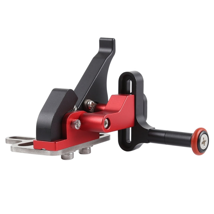 PULUZ Shutter Release Trigger Extension Adapter Lever Mount for Underwater Arm System(Black Red) - free shipping - PMC Jewellery - Order now!