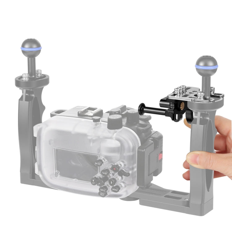 PULUZ Shutter Release Trigger Extension Adapter Lever Mount for Underwater Arm System(Black) - free shipping - PMC TechLife - Order now!