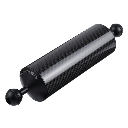 PULUZ 10.82 inch 27.5cm Length 60mm Diameter Dual Balls Carbon Fiber Floating Arm, Ball Diameter: 25mm, Buoyancy: 350g - free shipping - PMC Jewellery - Order now!