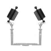 PULUZ 6.1 inch 15.5cm Length 80mm Diameter Dual Balls Carbon Fiber Floating Arm, Ball Diameter: 25mm, Buoyancy: 400g Phone