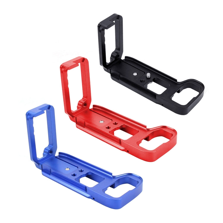 PULUZ 1/4 inch Vertical Shoot Quick Release L Plate Bracket Base Holder for Sony A9 (ILCE-9) / A7 III/ A7R III(Red) - L-Bracket by PULUZ | Online Shopping South Africa | PMC TechLife | Buy Now Pay Later Mobicred