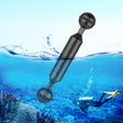 PULUZ 5 inch 13cm Length 20.8mm Diameter Dual Balls Carbon Fiber Floating Arm, Ball Diameter: 25mm(Black) - free shipping - PMC TechLife - Order now!