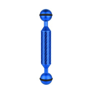 PULUZ 5 inch 13cm Length 20.8mm Diameter Dual Balls Carbon Fiber Floating Arm, Ball Diameter: 25mm(Blue)