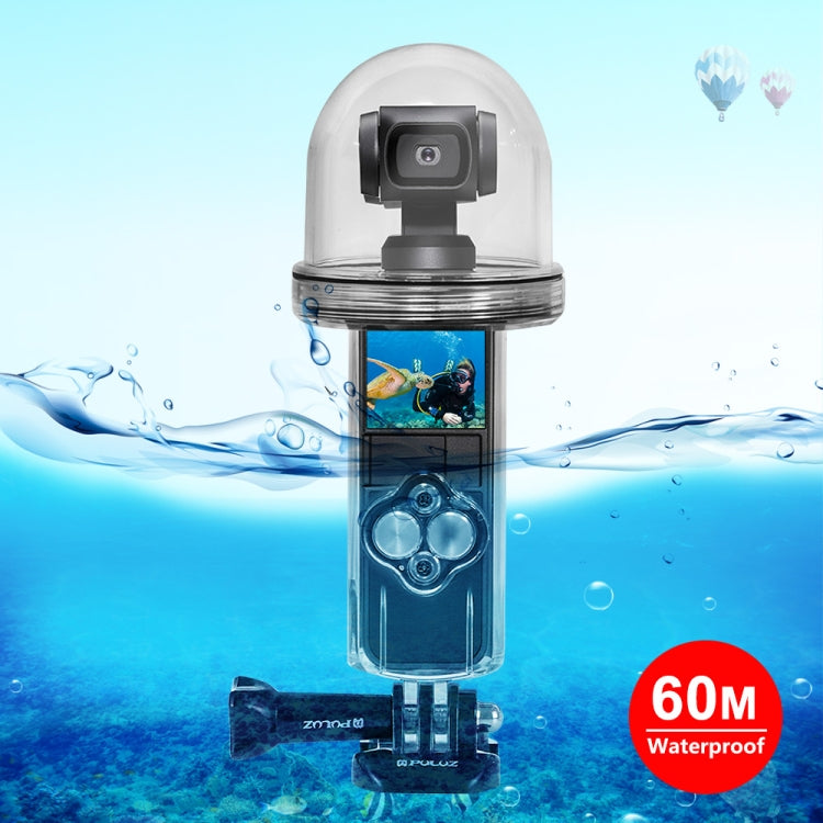 PULUZ 60m Underwater Waterproof Housing Diving Case Cover for DJI Osmo Pocket - Case & Bags by PULUZ | Online Shopping South Africa | PMC TechLife | Buy Now Pay Later Mobicred