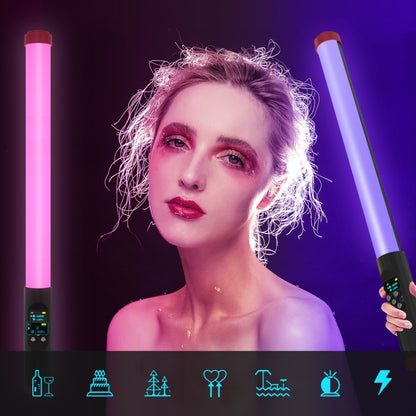 PULUZ RGB 114 LEDs Waterproof Photography Handheld Light Stick with Remote Control(Red) - free shipping - PMC Jewellery - Order now!